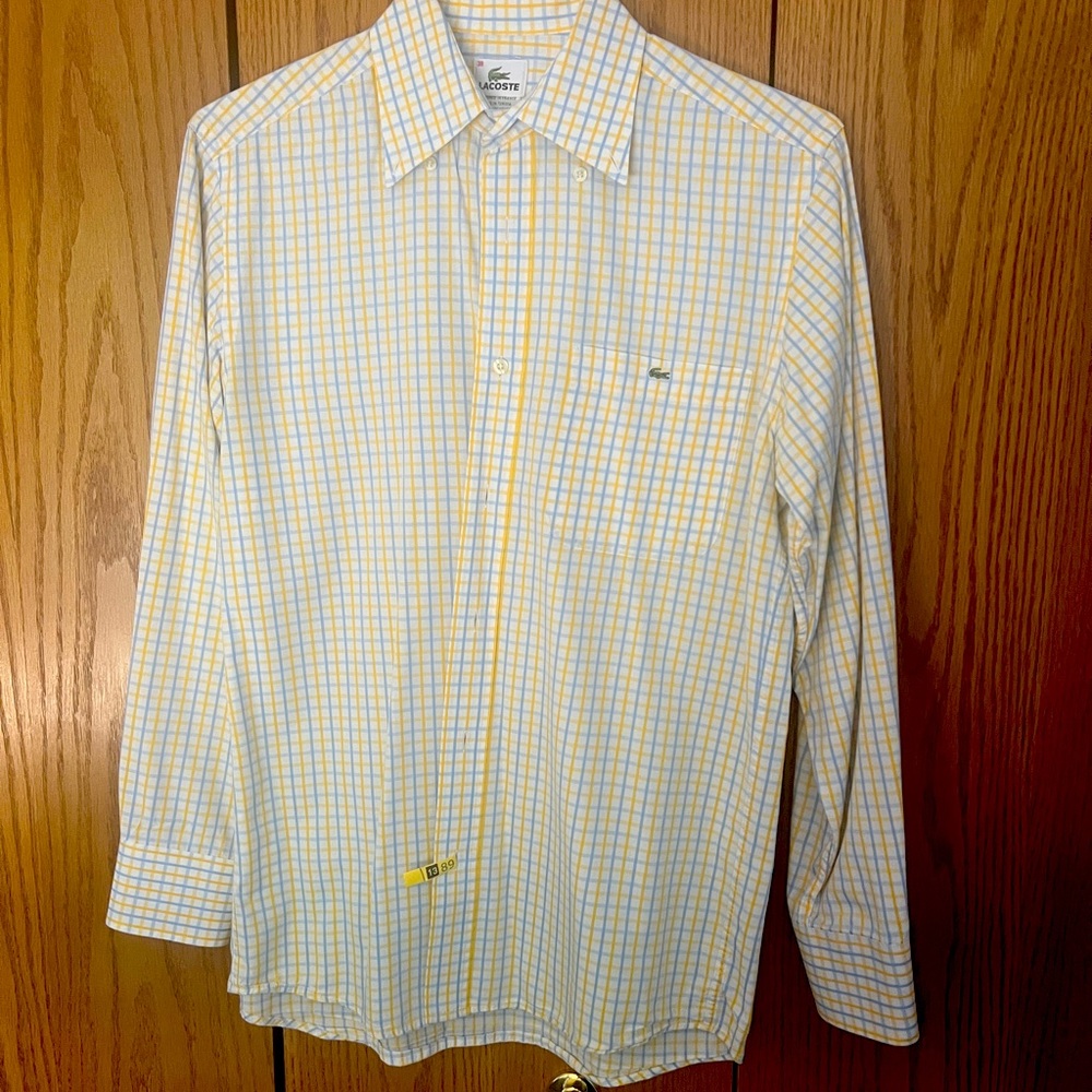 Mens Lacoste button-down shirt